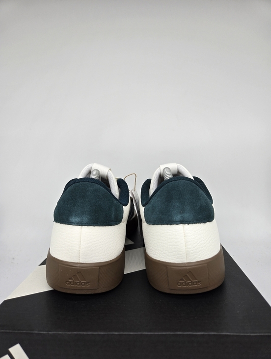 adidas Men\'s VL Court 3.0 JR8635 White Teal Shoes Size 9.5 New main image 2